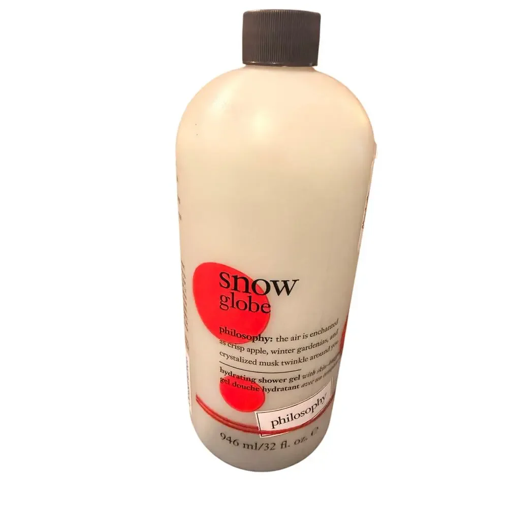 New Philosophy Snow Globe Shampoo Shower Gel and Bubble Bath 32oz